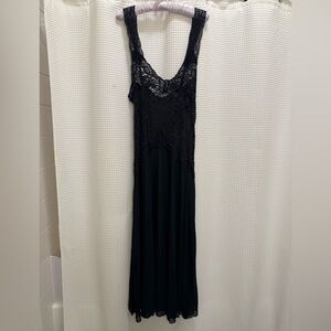 Vintage Victoria’s Secret Black Lace Lingerie Dress – Size Medium